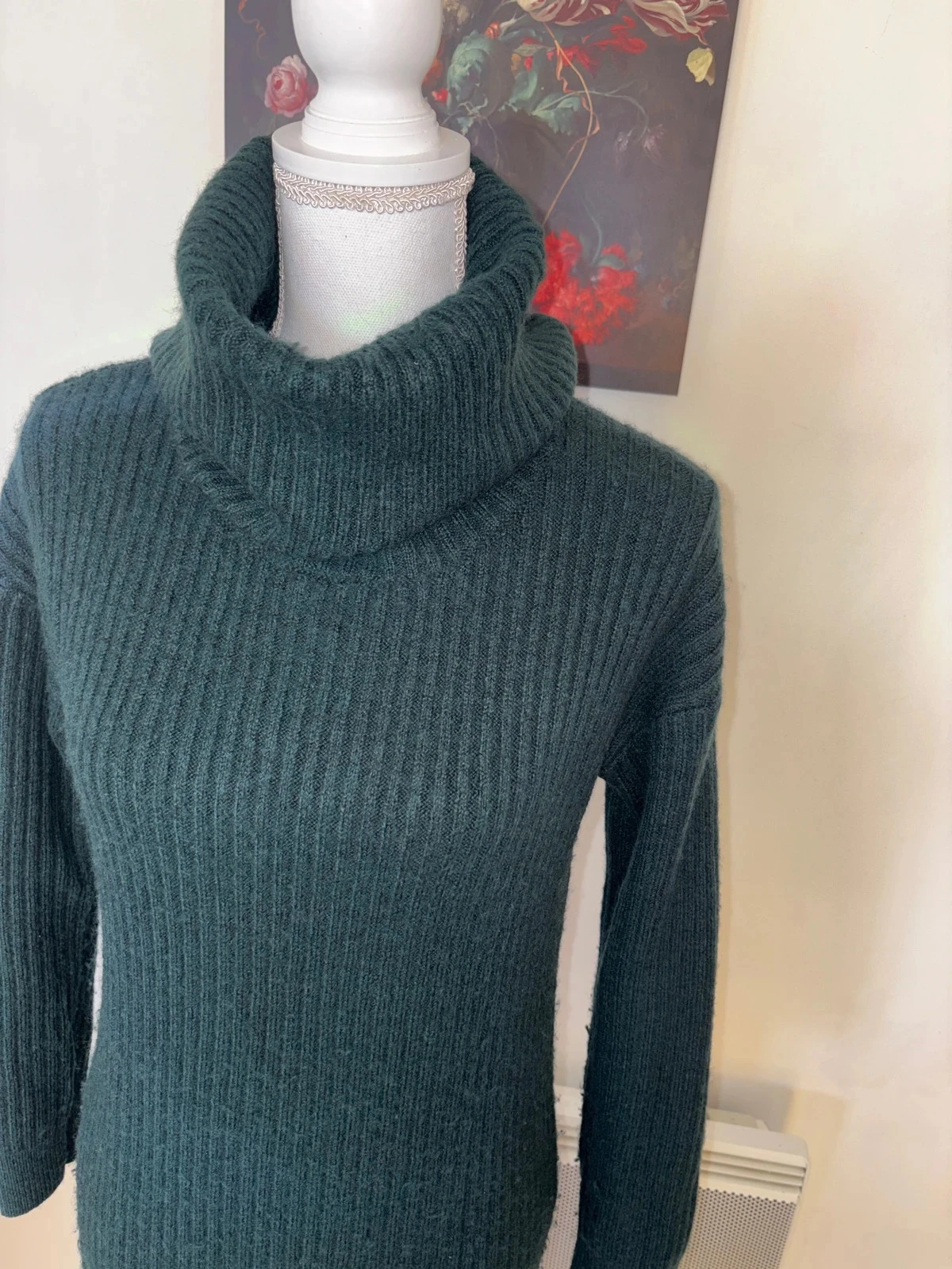 Pimkie forest green turtleneck sweater dress size S / 36 – photo 2